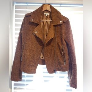 Faux shearling jacket
